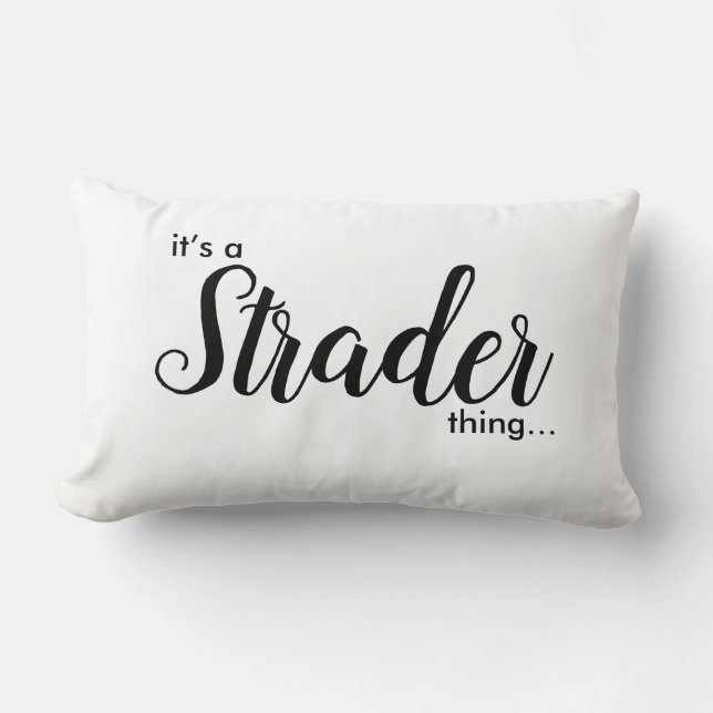 Het is een straatding..... Lumbar Pillow Kussen (Voorkant)