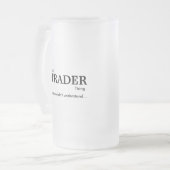 Het is een Strader ding...Frosted Mok (Voorkant links)
