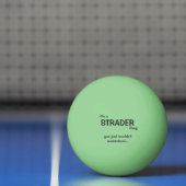 Het is een Strader Thing Ping Pong Ball (Net)