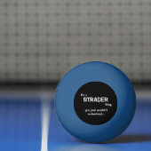 Het is een Strader Thing Ping Pong Ball (Net)