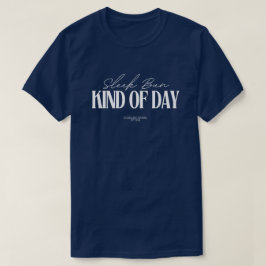 "Het is een strakke knot soort dag" Custom haar T- T-shirt