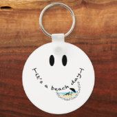 Het is een strand dag - Hilton Head, South Carolin Sleutelhanger (Voorkant)