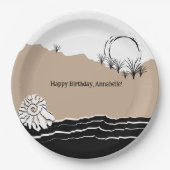 Het Is Een Strand Verjaardagsfeest Papieren Borden Bordje (Voorkant)
