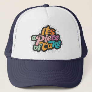 Het is een stuk cake trucker pet