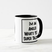 Het is een supertalent van Angler. Gevist Mok (Voorkant rechts)