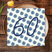 Het is een Surprise 60th Birthday Party Blue Hydra Kaart