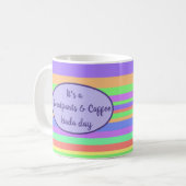 Het is een Sweatpants & Coffee dag Koffiemok (Voorkant links)