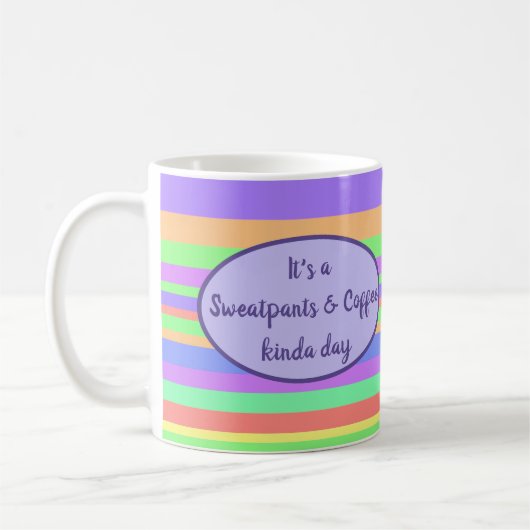 Het is een Sweatpants & Coffee dag Koffiemok (Links)