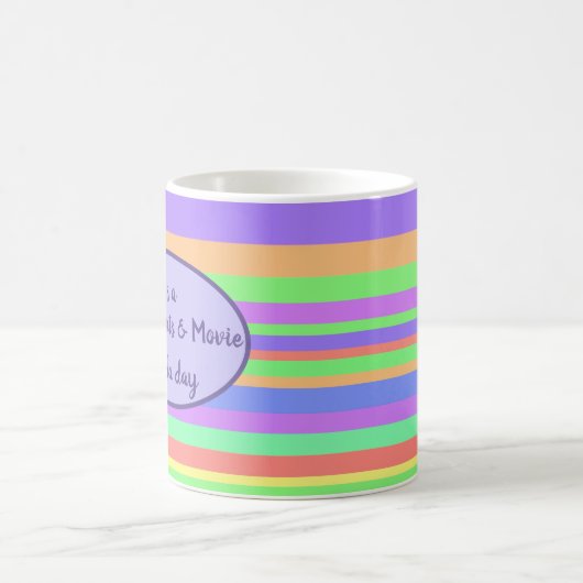 Het is een Sweatpants & Movie day Koffiemok (Center)