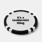 het is een taxidermistische zaak poker chips (Enkel)