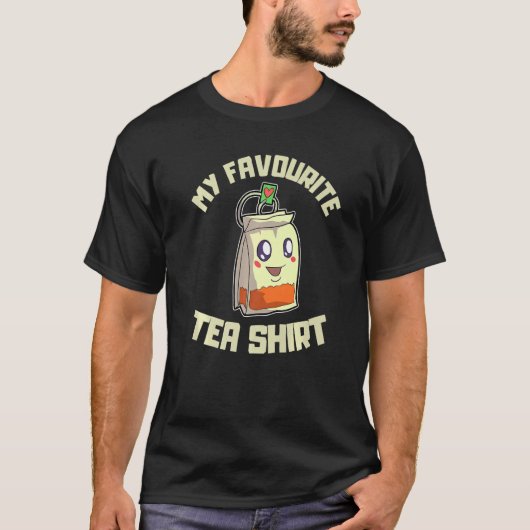 Het is een Teabag die mijn favoriete thea-tas aanb T-shirt (Voorkant)