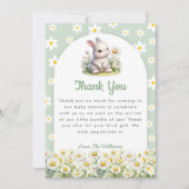 Het is een Teddy Bear Baby shower bedankje Bedankkaart (Voorkant)