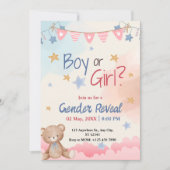 Het is een Teddy Bear Bash! Waterverf Geslacht ont Kaart (Voorkant)