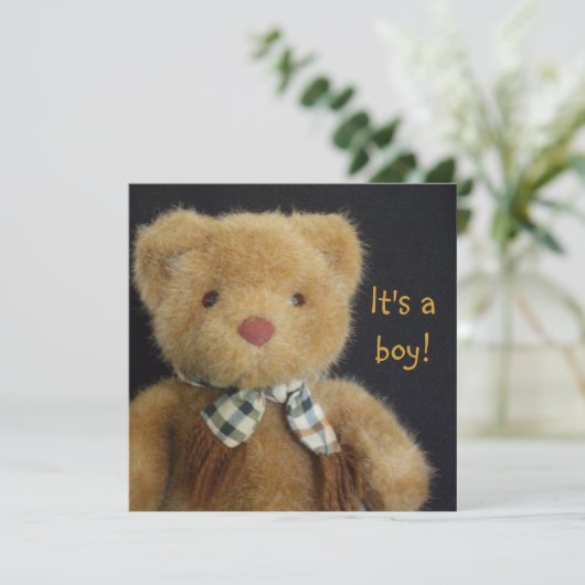 Het is een Teddy Bear. Kaart (Staand voorkant)