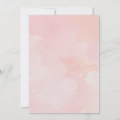 Het is een Teddy Bear Pink Baby shower Kaart (Achterkant)