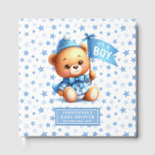 Het is een teddybeer baby shower herinnering gastenboek (Voorkant)