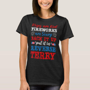 Het is een terry die het in het omgekeerde grappig t-shirt