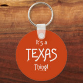 Het is een Texas Ding. Sleutelhanger (Voorkant)