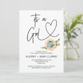 Het is een Thanksgiving-Herfst van een Girl Baby s Kaart (Staand voorkant)