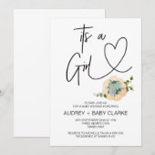 Het is een Thanksgiving-Herfst van een Girl Baby s Kaart (Voorkant / Achterkant)