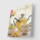 "Het is een theetijd" wandklok (Hoek)