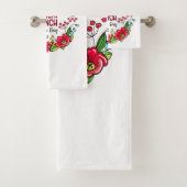 Het is een Throat Punch Kinda Dag Bad Handdoek (Insitu)