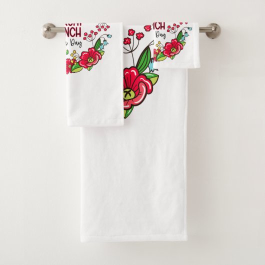 Het is een Throat Punch Kinda Dag Bad Handdoek (Insitu)