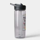 Het is een Throat Punch Kinda Day Vrouwendag Waterfles (Rechts)