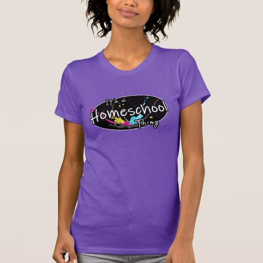 Het is een Thuisonderwijs Ding T-shirt (Voorkant)