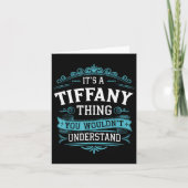 Het is een Tiffany-ding dat vrouwen niet zouden be Kaart (Voorkant)