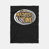 Het is een tijd van podcast fleece deken (Voorkant)