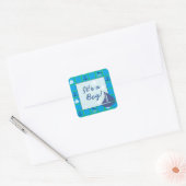 Het is een Tjonge Nautical Baby shower Sticker (Envelop)