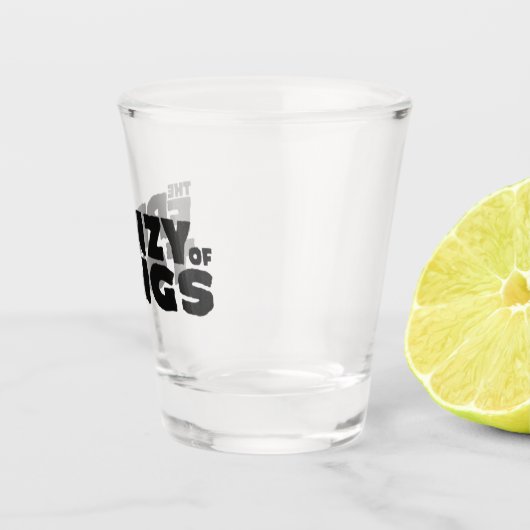 Het is een tongshot! shot glas (Rechts)