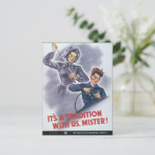 Het is een traditie met ons, meneer! briefkaart (Staand voorkant)