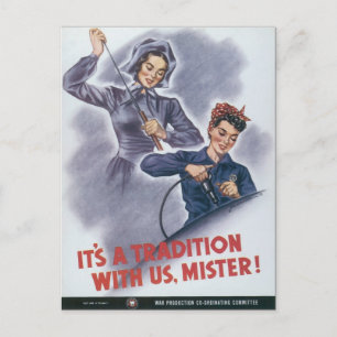 Het is een traditie met ons, meneer! briefkaart