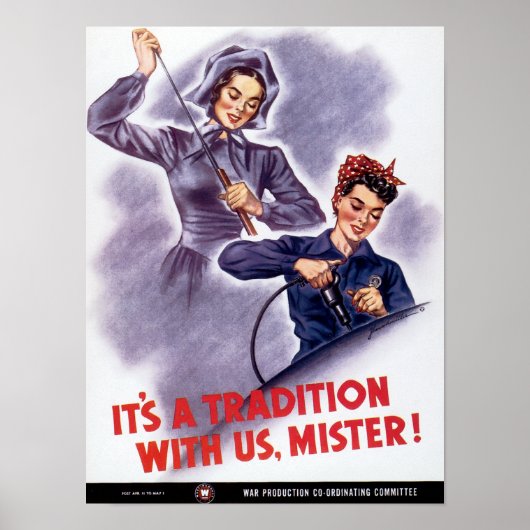 Het is een traditie met ons, meneer! poster (Voorkant)