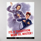 Het is een traditie met ons, meneer! poster (Voorkant)