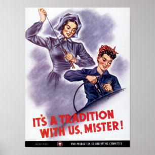 Het is een traditie met ons, meneer! poster