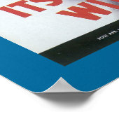 Het is een traditie met ons, meneer! poster (Hoek)