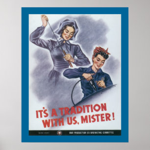 Het is een traditie met ons, meneer! poster