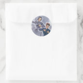 Het is een traditie met ons, meneer! ronde sticker (Tas)