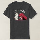 Het is een trap wijn grappige kat van Tobe Fonseca T-shirt (Design voorkant)
