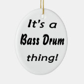 Het is een trommeltje. keramisch ornament (Rechts)