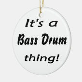 Het is een trommeltje. keramisch ornament (Links)