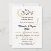 Het is een tweeling geslacht aankondiging (Voorkant)