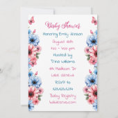 Het is een tweeling! Jongen en meisje tweeling  Ba Kaart (Achterkant)