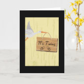 Het is een tweeling met een verhaal voor een tweel kaart (Gele Bloem)