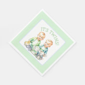 Het is een tweeling! Schattigee jongen tweeling Ba Servet (Hoek)