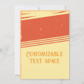 Het is een tweeling! Two Groovy zwangerschapsaanko Kaart (Achterkant)