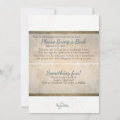 Het is een tweeling! uitnodiging tot baby shower (Achterkant)